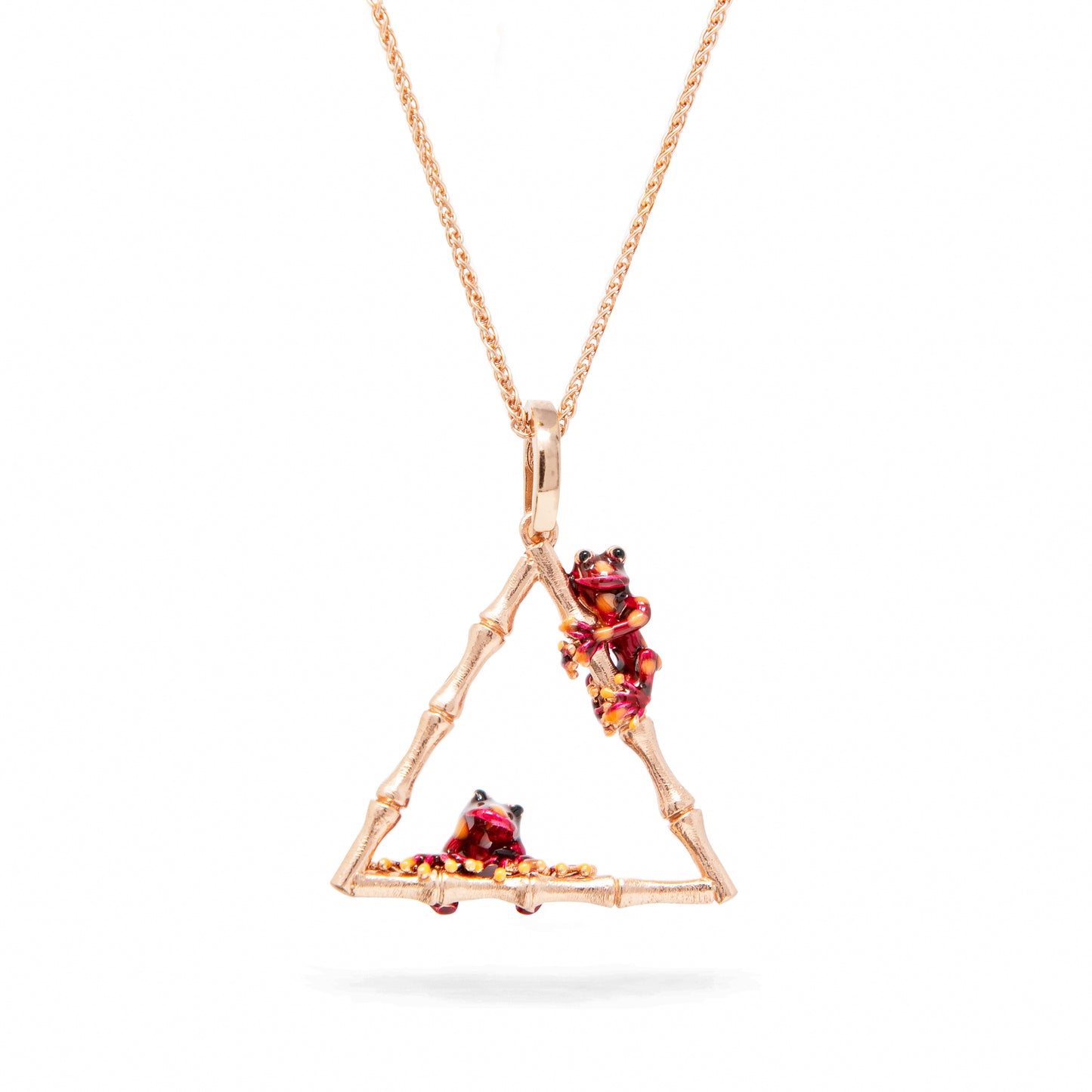 Collana Bamboo Frog Triangolo