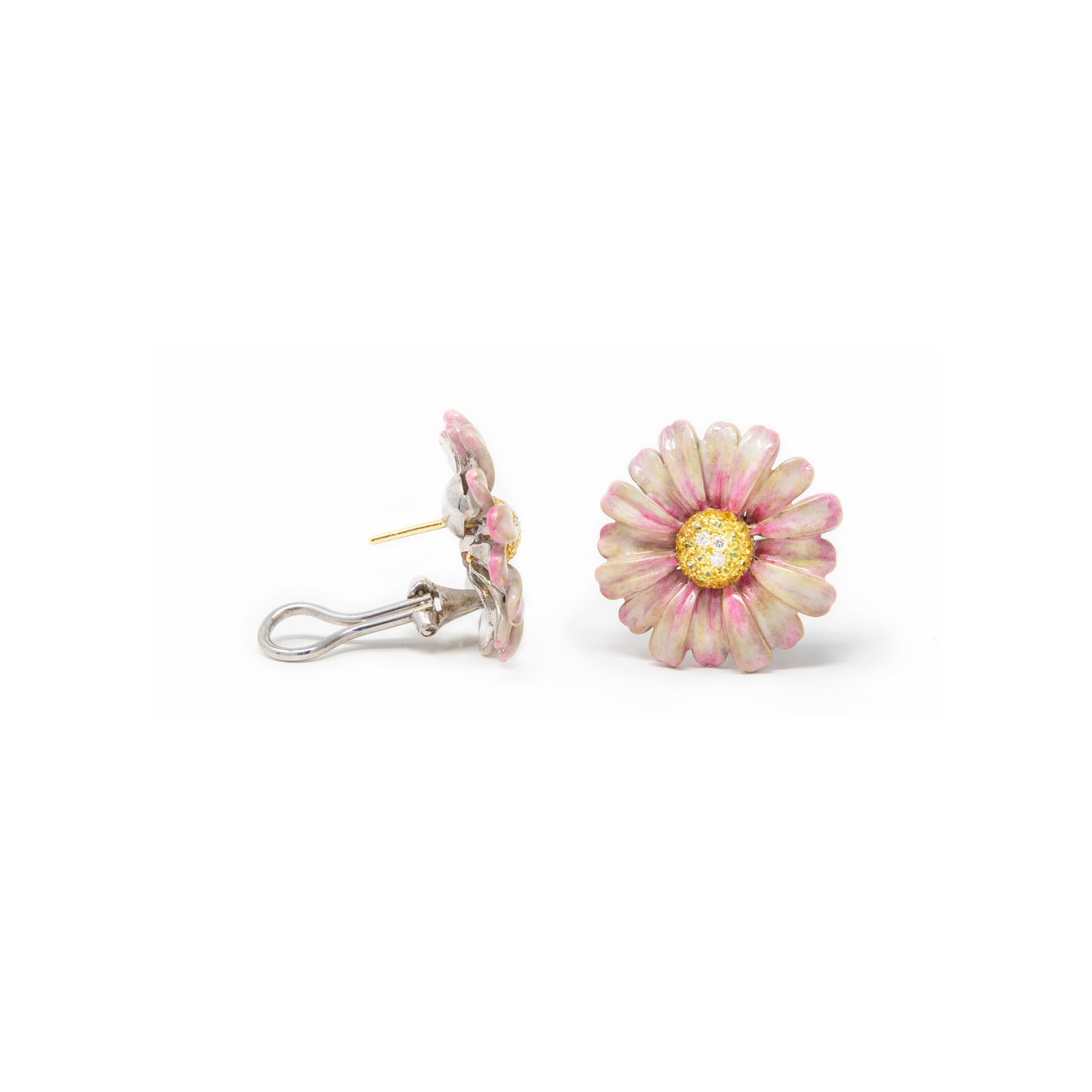 Orecchini clips Margherite